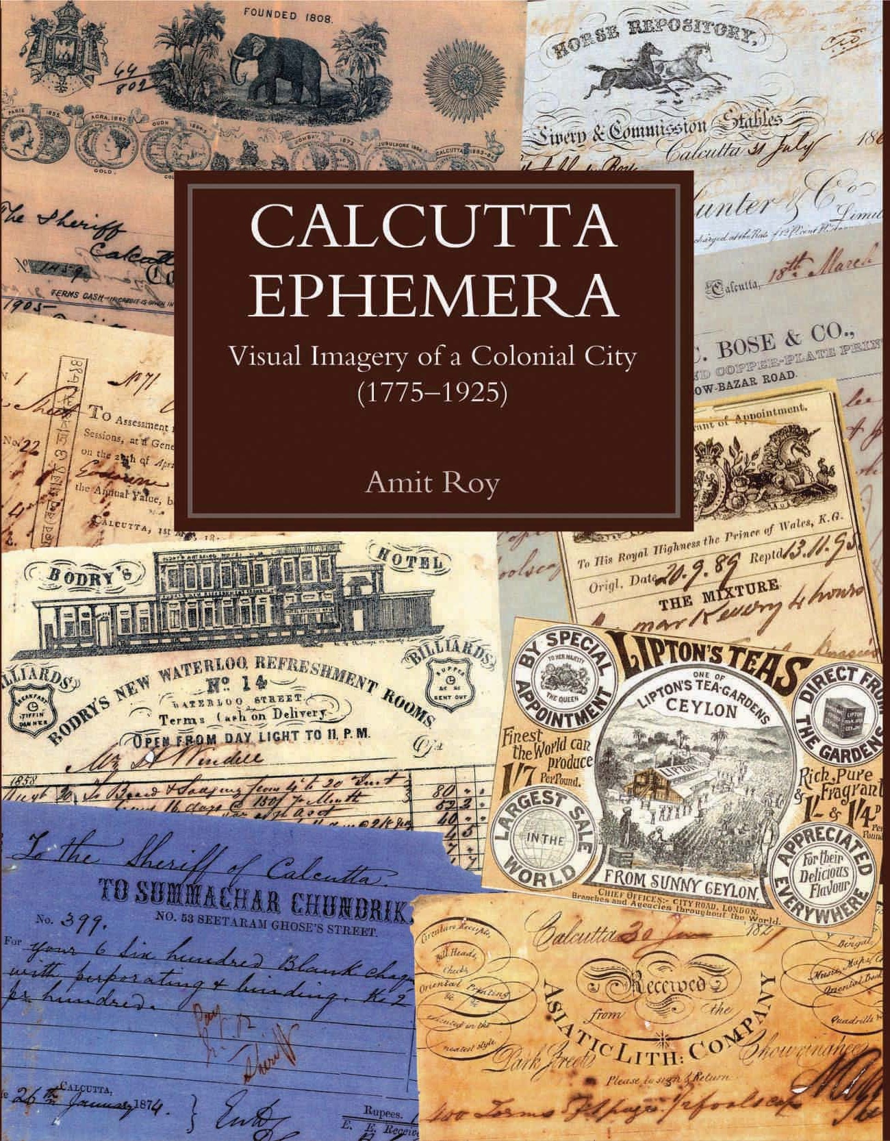 CALCUTTA EPHEMERA front